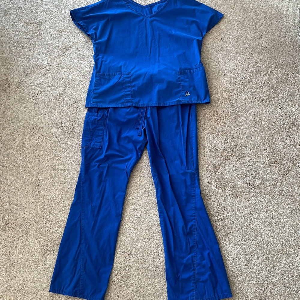 Blue Jaanuu Scrub Set